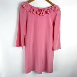 Tibi New York Silk Ruffle Backless Mini Dress 8